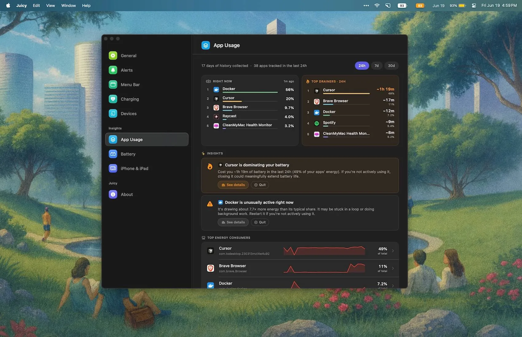 Juicy App Drainers Insights